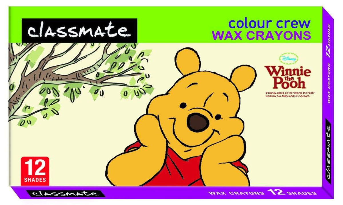 Classmate Wax Crayons - Regular (12 Shades)