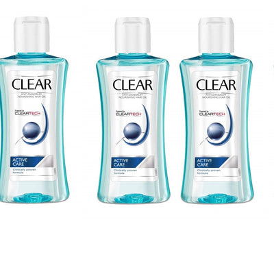 Clear Anti Dandruff Nourishing Hair Oil Active Care, Pack of 5 (150ml each)