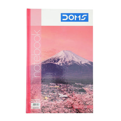 Doms Famous Mountains Series Hard Bound Notebook | Unruled, 160 Pages | 33 x 21 CM | Ideal for School, Home & Office | Pack Of 1 | Color & Design May Vary
