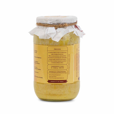 Indicow Organic Dairy Foods Pure Authentic A2 Ghee (1000ml(1ltr), Sahiwal)