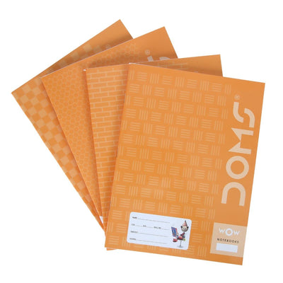 Doms Brown Cover Notebook - 24 x 18 cm - Unruled