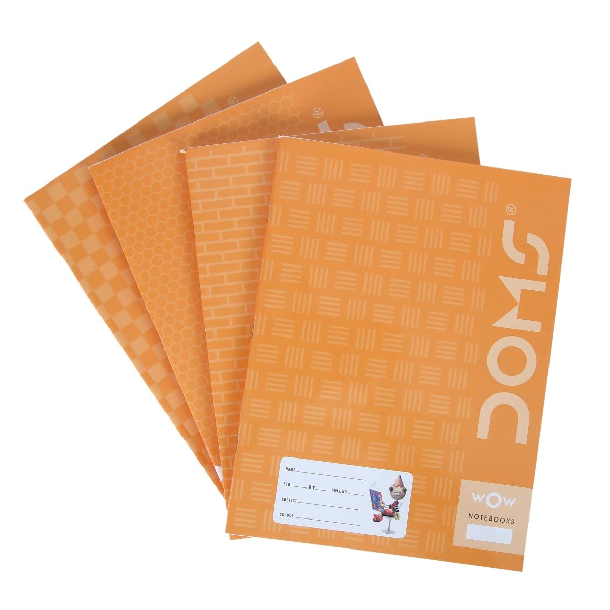 Doms Brown Cover Notebook - 24 x 18 cm - Unruled