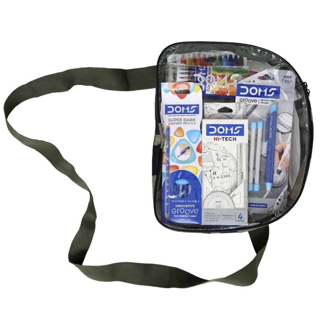 Doms D Namix Smart Kit | Stationery Kit Ideal For Gifting | Comprehensive Combination Smart Kit For Your Creative Need | Contain 15 Essentials Items | Pack of 1