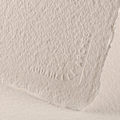 Arches Watercolour 640 GSM Rough Natural White 101.6 x 152.4 cm Paper Sheets, 5 Sheets