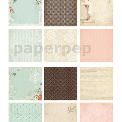 Eno Greeting Pattern Paper Book 7" X 7" Romantic B