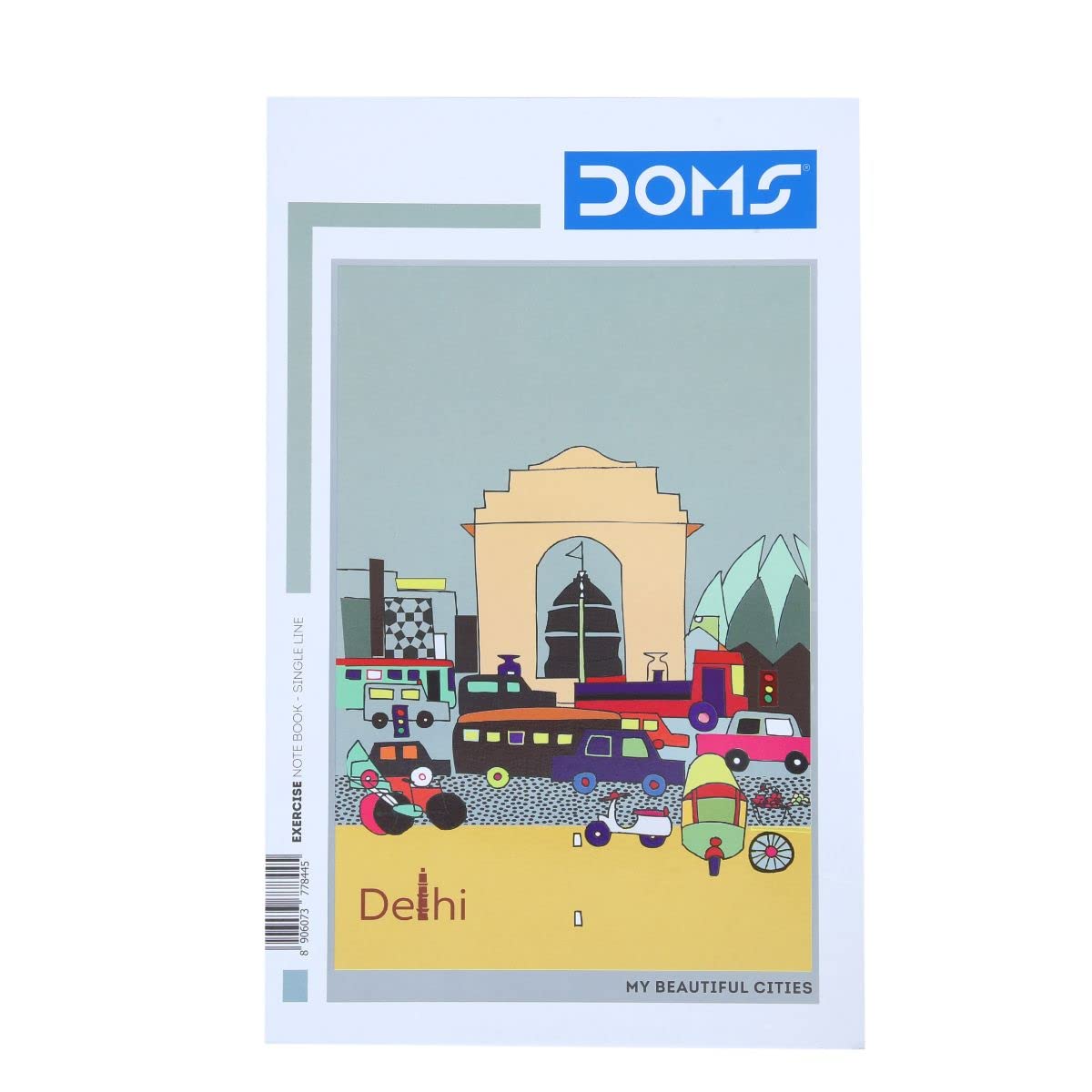 Doms My Beautiful Cities Series Notebook - Single Line