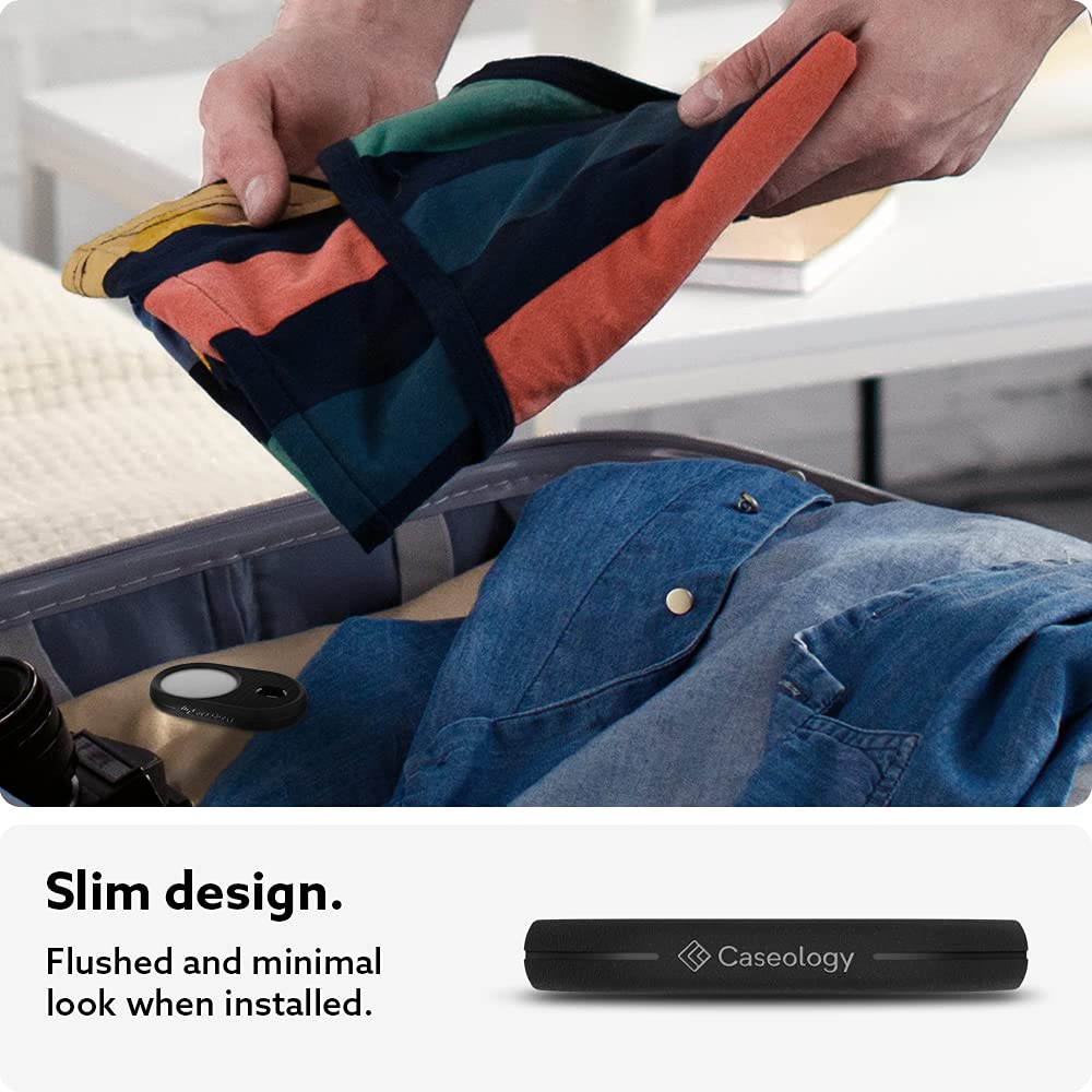 CASEOLOGY by Spigen Vault Cover Case Compatible with Airtag - Matte Black