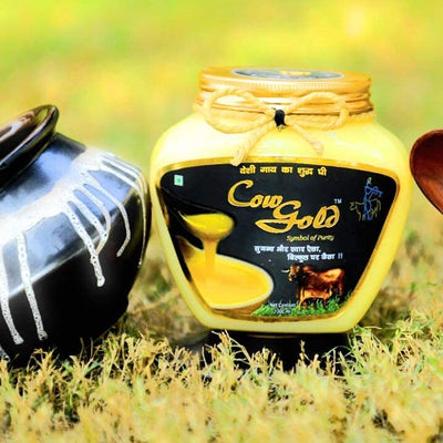 CowGold Desi Cow A2 Ghee (Sahiwal & Rathi Cow) Bilona Method 1 liter