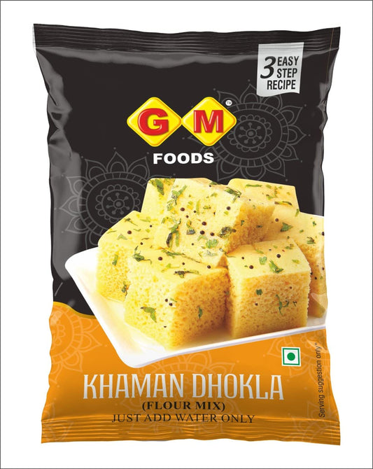GM Foods Khaman Dhokla 500 Gram (Pack Of 3)