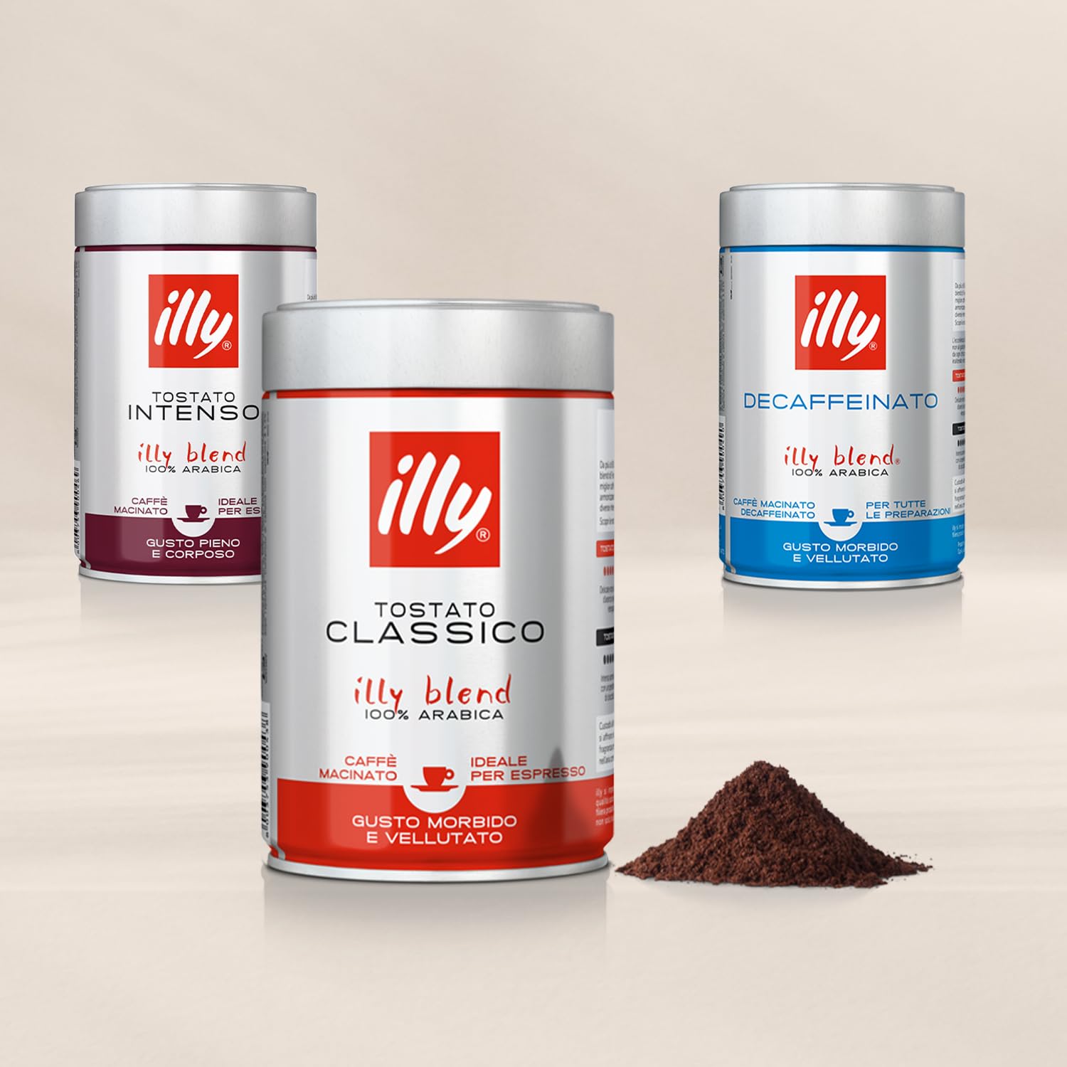 Illy Espresso Medium Roast Ground Coffee - 250g