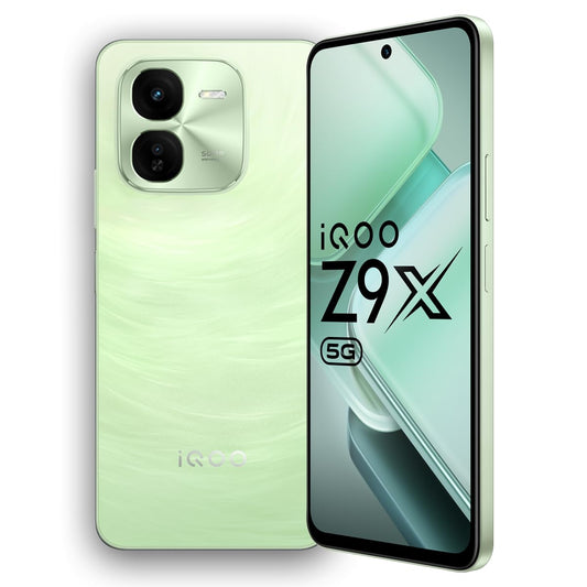 Used iQOO Z9x 5G (Tornado Green, 6GB RAM, 128GB Storage) | Snapdragon 6 Gen 1 with 560k+ AnTuTu Score | 6000mAh Battery