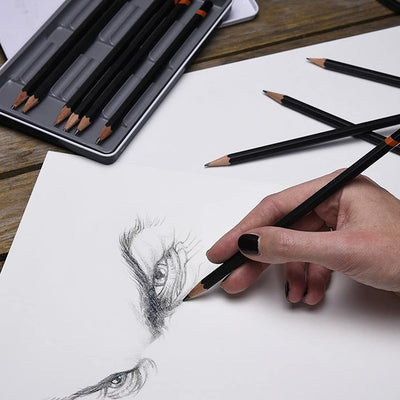PaperPep Artists' Sketching & Drawing Paper 90GSM A4 (Pack of 24) + A5 (Pack of 48) for Sketching & Drawing with Pencil, Charcoal, Graphite, redchalk Pastel, Chalk, Wax Crayon for Artists' & Amateurs