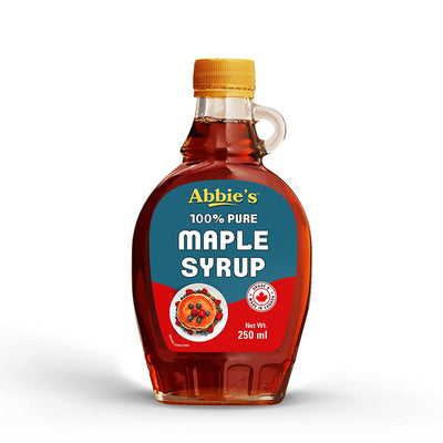 Abbie's Pure Maple Syrup,334.6 G (250 Ml)Non Gmo,Gluten Free,Natural Sweetned,Product Of Canada,Grade A,Good For Pancakes,Waffles,Oatmeal,Coffee,Tea,Granola,Frosting,Marinade Dressing,Liquid