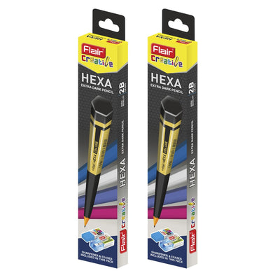 Flair Creative Series HEXA Extra Dark 2B Pencil