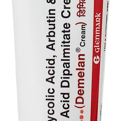 5x Demelan Cream Glycolic Acid Arbutin Kojic Acid - 20g each - Pack of 5