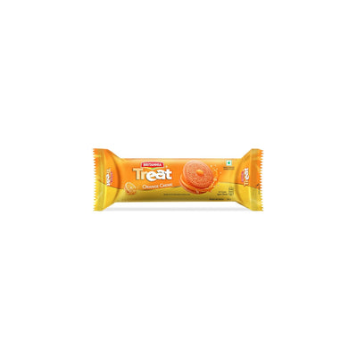 Britannia Treat Orange Creme Sandwich Biscuits 103g
