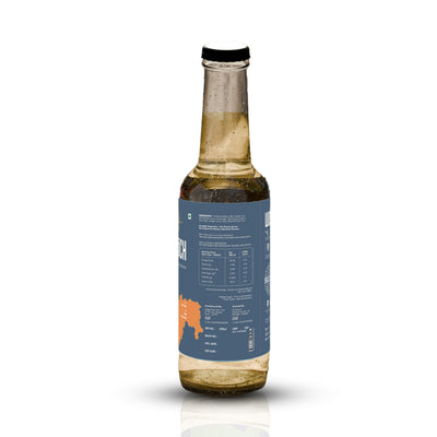 SBOOCH - Indian Sparkling Kombucha Tea | Koshimbir Flavor |275ml Pack of 6| Gut-Friendly Beverage | Antioxidant-Rich Zero Preservatives| Alcohol-Free Fermented Tea | Vegan & Gluten-Free