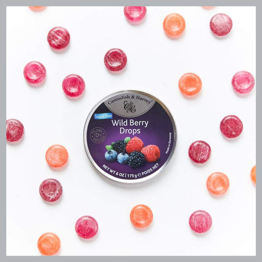 Cavendish & Harvey Wild Berry Drops, 175Gm (Germany), Raspberry