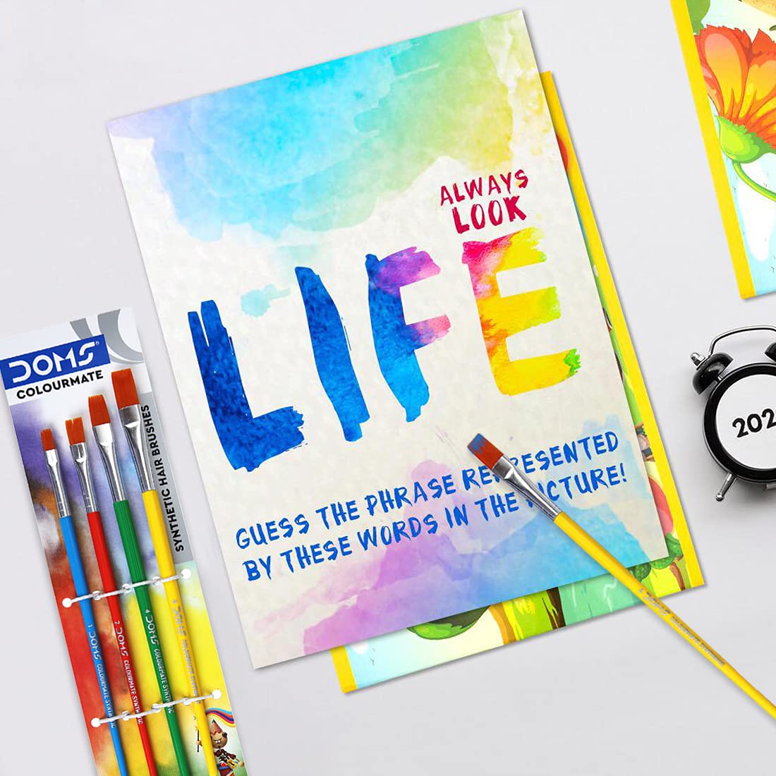 Doms Colourmate Synthetic Paint Brush Set