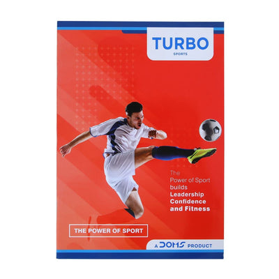 Doms The Power Of Sport Series Turbo Notebook - A4 - Unruled