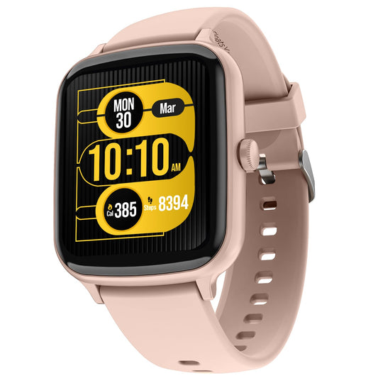 boAt Wave Style Call Smart Watch with Advanced BT Calling Chip,DIY Watch Face Studio, Coins, 1.69" HD Display, Health Ecosystem, Live Cricket Scores, Quick Replies, HR & SpO2(Cherry Blossom)