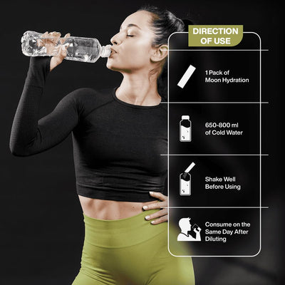 Moon Lunar Watermelon Hydration Booster Energy Drink Mix100% Natural & Healthy Electrolytes Mix Instant Daily Hydration & Energy Boost Post Workout Energy Powder Pack of 3(16g X 18 Sachets)