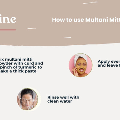 Natural Multani Mitti Stone Form, Fuller's Earth/Calcium Bentonite Clay for All Skin Type | (Multani Mitti Stone 849 Gram)