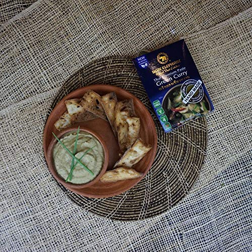 4x Blue Elephant Green Curry Paste 70g each - Pack of 4