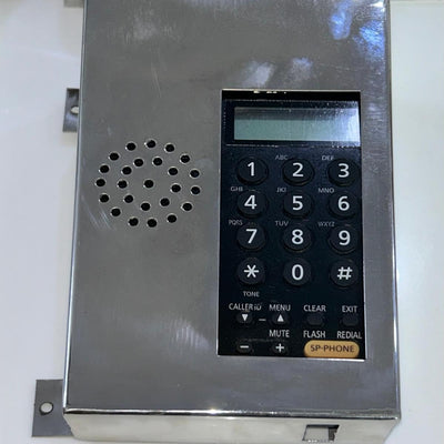 Dee Vee Lift Phone | with Speaker in Steeliness Steel Frame Easy-to-Use Keypad Enhanced Sound Quality Black