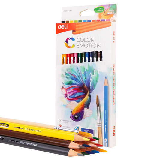 Deli WC00700 Colored Pencil, Multicolor, Pack of 1 - Color May Vary