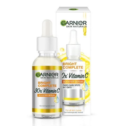 Garnier Skin Naturals, Face Serum, Brightening and Anti-Dark Spots, Bright Complete Vitamin C Booster, 50 ml