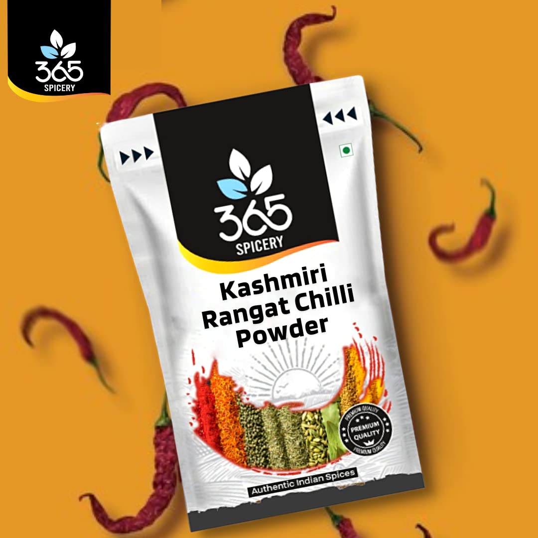 365 SPICERY Rangat Chilli Powder | Vibrant & Aromatic | Earthy Flavor | Packed with Nutritional Benefits - 500 gm