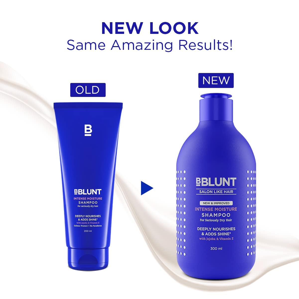 BBLUNT Intense Moisture Shampoo - 600ml (Pack of 2x300 ml)