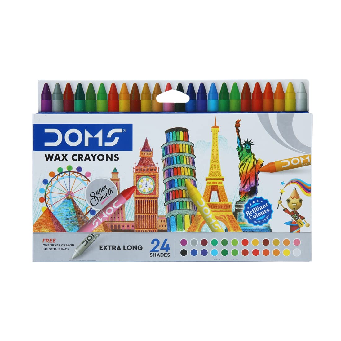 Doms Long Wax 24 Shades