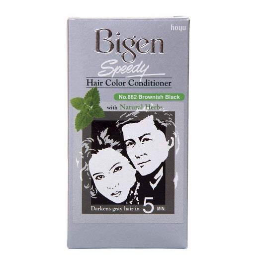 Bigen Speedy Hair Color, 40g + 40g - Brownish Black 882