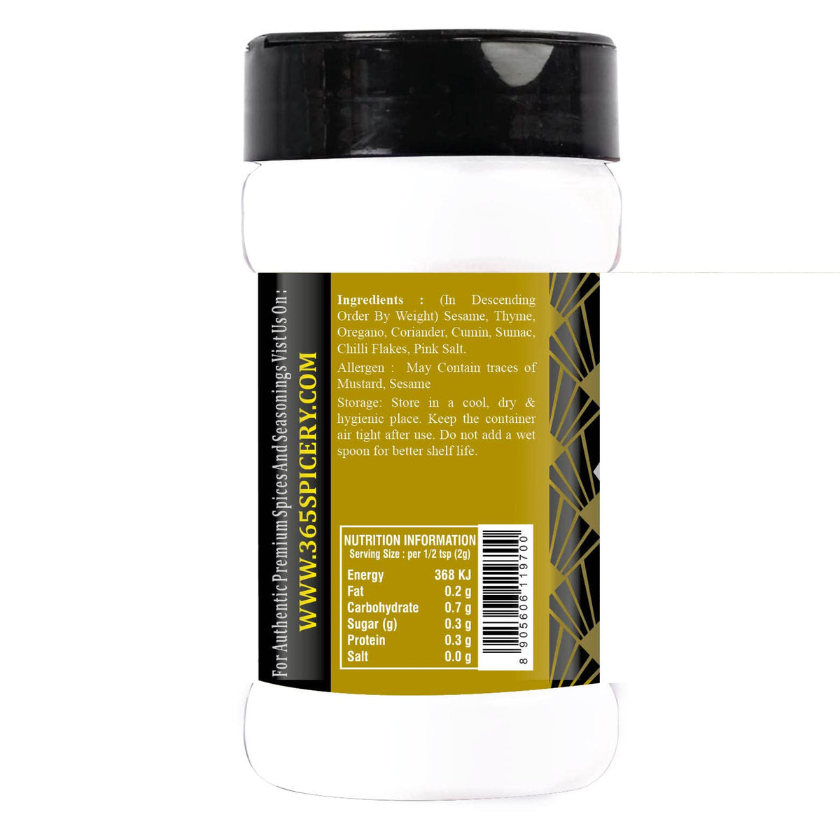 365 SPICERY Zattar Spice Blend | Authentic Middle Eastern Flavor | No Preservatives, No MSG - 200 gm