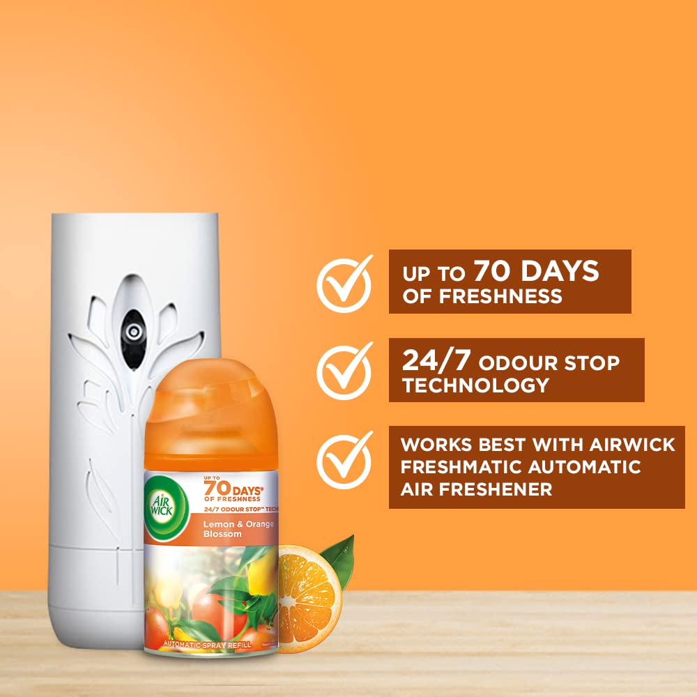 Airwick Scents of India Freshmatic Air Freshener Refill - 250 ml (Nagpur Narangi)