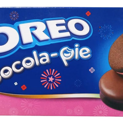 Cadburys OREOS Socola-Pie Special Edition Features a Strawberry-Flavored Marshmallow Sandwiched Between Oreos Cookie Pieces, all Coated In Rich Chocolate 6 Pack 168g (Vietnam)
