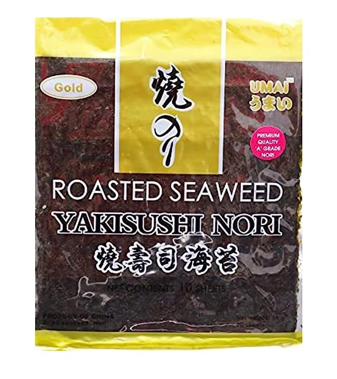 UMAI Gold Premium Nori Seaweed 10 Sheets