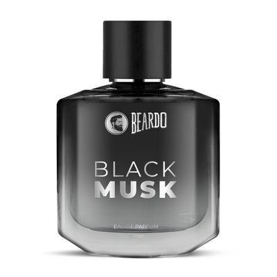 Beardo Black Musk Eau De Parfum Perfume for Men, 100ml | Musky, Woody Perfume for Men Long Lasting | Gift for men | Best Date night fragrance | Mens Perfume | Gift For Brother | Gift For Friends