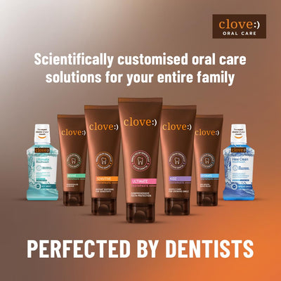 Clove Sensitive Toothpaste | reduce Senstivity | Dual Action toothpaste For Sensitivty & Bad Breath | Strengthens Enamel | Triclosan Free | Paraben Free | Peroxide free | Mint, Pack of 1 (100g)
