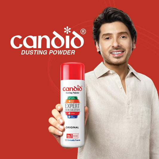 Candid Dusting Powder | Expert Skin Solution |Doctor's Prescribed No.1 Brand | Prevents Sweat Rash, Itching, Fungal Infection & Skin Irritation | Anti-fungal Powder | Clotrimazole | 250g | Pack of 3