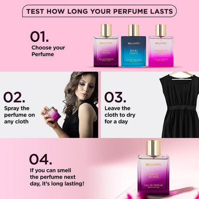 Bella Vita Luxury Date Woman Eau De Parfum Perfume with Pink Pepper, Jasmine & Vanilla|Premium, Long Lasting Floral & Fruity Fragrance for Women 100ML