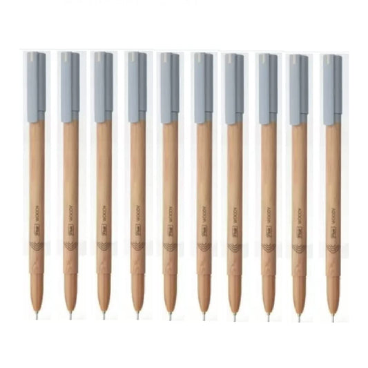 Flair Woody Ball Pen Wallet Pack - 0.7mm - Black Ink