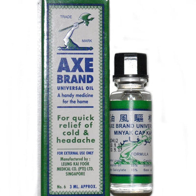 AXE 3 ML - Axe Brand Universal Oil Instant Pain/Cold/Headache Relief!