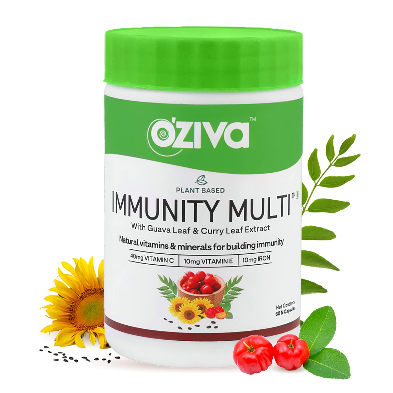 OZiva Plant Based Immunity Multi Capsule - 60N