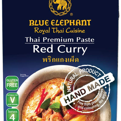 4x Blue Elephant Red Curry Paste 70g each - Pack of 4