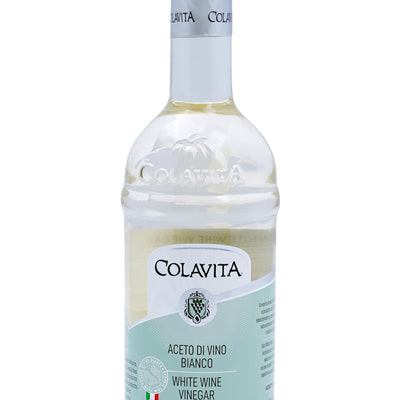 Colavita White Italian Condiment 500ml | Pairs well with Meats, White Sauces, Vegetables, Salads, Fish, and Rice | No Artificial Colors
