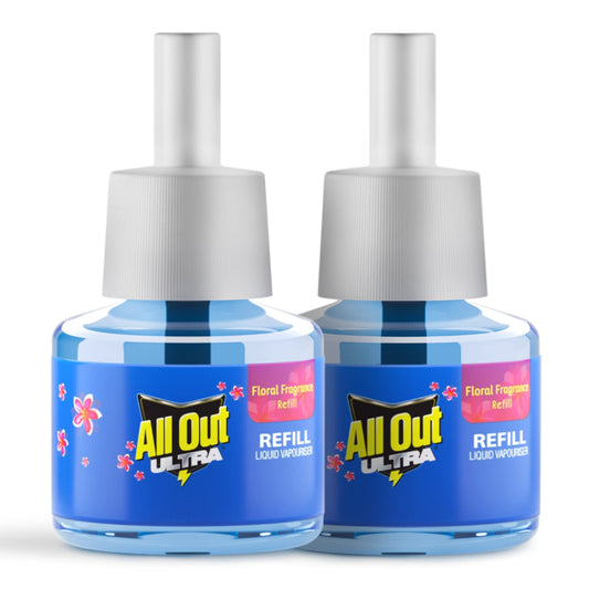 6x All Out Ultra Power+ Floral Fragrance Refill, Pack of 6 - 45ml each