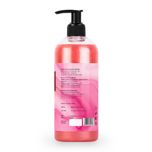 Bella Vita Luxury Senorita Woman Body Wash Refreshing Shower Gel for Deep Cleansing, Hydrating, Moisturising, Softer & Smoother Skin with Aloe Vera 500 Ml